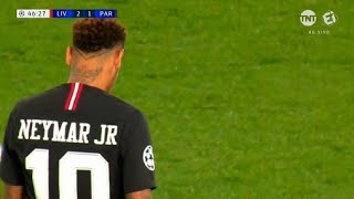 Neymar vs Liverpool Away HD 720p 18092018 [upl. by Iinde]