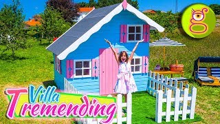 ¡¡Presentación de VILLA TREMENDING 🏡 Mi CASITA de MADERA [upl. by Alemat]