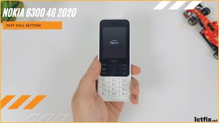 Nokia 6300 4G test Full Setting  Wifi hotSpot Screen Lock Ringtones Language KaiOS and more [upl. by Adiehsar]