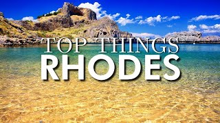 Top 7 Things To Do in Rhodes Greece 2021 [upl. by Jere]