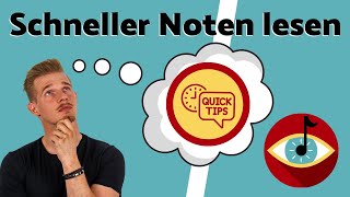 Schneller Noten lesen mit diesen einfachen TRICKS [upl. by Vonny]