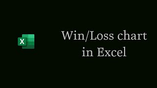 How to use WinLoss chart in Excel [upl. by Ettesil686]