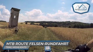 Official MTB route FelsenRundfahrt 🇩🇪 – Highlights RAW [upl. by Jacoby]