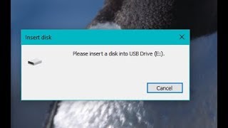 How to fix with USB Flash Drive insert disk [upl. by Leonor]