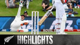 NZ Set 132 To Win  HIGHLIGHTS  BLACKCAPS v India  2nd Test  Day 3 2020 [upl. by Keating]