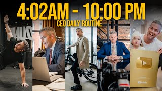 Daily Routine of a CEO  How I Structure my Day Update [upl. by Haraf]