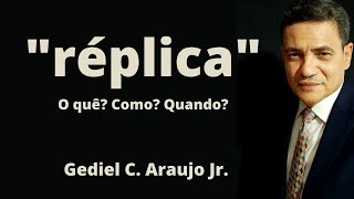 Réplica  o quê como quando [upl. by Enidlarej959]