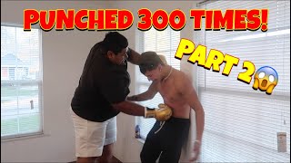 I GOT PUNCHED 300 TIMES IN THE STOMACH PART 2😱 [upl. by Monjo]