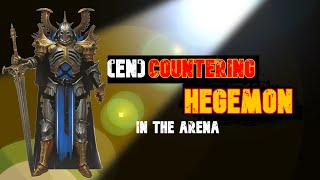 ENCOUNTERING HEGEMON  How to counter Hegemon in the Arena  RAID Shadow Legends [upl. by Divadnoj]