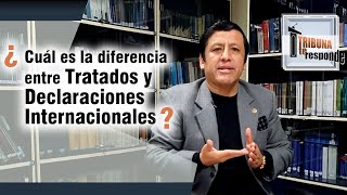 ¿CUÁL ES LA DIFERENCIA ENTRE TRATADOS Y DECLARACIONES INTERNACIONALES  TTR  17 [upl. by Cinimmod135]