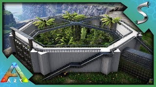 BUILDING THE RAPTOR OCTAGON PADDOCK FROM JURASSIC WORLD  Ark Jurassic Park E14 [upl. by Griffy]