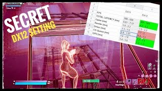 DX11 vs DX12 Fortnite Setting Explained  BEST FPS amp INPUT LAG [upl. by Brace]