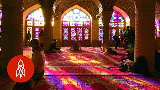 Step Inside Iran’s Kaleidoscopic Mosque [upl. by Willdon]