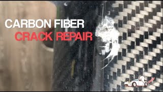 DIY  Fixing Carbon Fiber  Crack Repair [upl. by Mistrot]