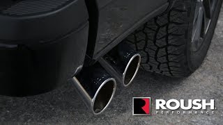 20152018 ROUSH F150 50L CatBack Exhaust [upl. by Ademla]