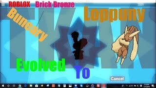 My buneary evolved Roblox Brick Bronze [upl. by Eeneg4]