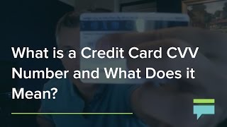 Whats The Credit Card CVV Number and What Does It Mean  Credit Card Insider [upl. by Roslyn]