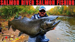 Salmon Fishing New Yorks World Famous Salmon River [upl. by Anivla]