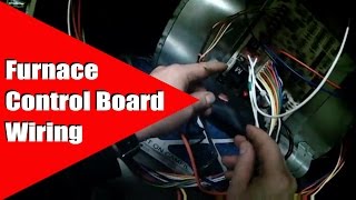 HVAC Furnace Control Board Wiring [upl. by Pollux592]