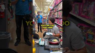 WE MADE BREAKFAST INSIDE WALMART 🍳 [upl. by Yalc]