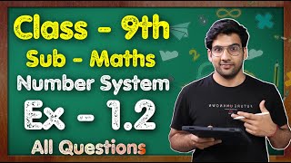 Class 9 Maths Ex 12 Q1 to Q4  Chapter 1 Number system  NCERT  MKR [upl. by Aihsetal72]