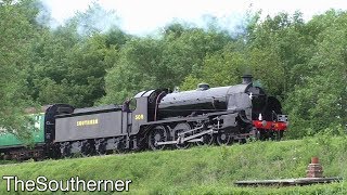 S15 506 returns to service on the Watercress Line 02062019 [upl. by Erreipnaej937]