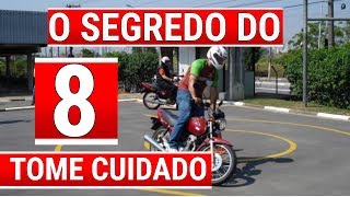 COMO FAZER O OITO NO EXAME DE MOTO [upl. by Mckinney544]