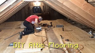 DIY Attic  Loft Flooring [upl. by Yzus354]