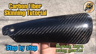 DIY Carbon Fiber Skinning Tutorial  Step by step  Shoutout [upl. by Victoria]