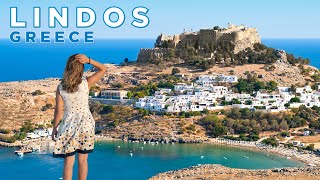 Lindos the MOST BEAUTIFUL Village in Rhodes  Cave Diving in Greece [upl. by Irot]