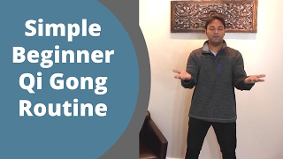 Simple Beginner Qi Gong With Jeffrey Chand [upl. by Eirrod]