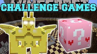 Minecraft GARGOYLE CHALLENGE GAMES  Lucky Block Mod  Modded MiniGame [upl. by Ivett671]