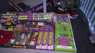 Phantom Fireworks  Uncle Sam Assortment Unboxing [upl. by Ahsrat]