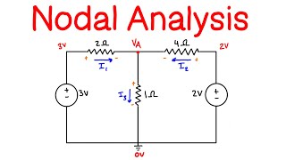 Nodal Analysis for Circuits Explained [upl. by Fevre]