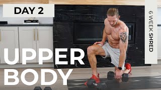 At Home Upper Body Strength Workout  Guaranteed Muscle Burnout [upl. by Hutchinson]