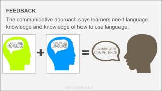 TEFL What is the communicative approach [upl. by Idzik]