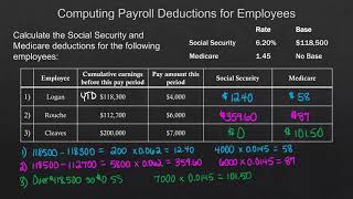 72 Calculating Payroll Deductions 1 [upl. by Hedelman917]