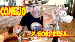 Conejo al ajillo y SORPRESA Flipé con las CROQUETAS  Restaurante el Alto  Morata de Tajuña [upl. by Ynot]