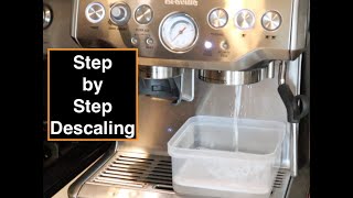 How to  Descaling  Breville Barista Express 브레빌870 디스케일 방법 [upl. by Valsimot]