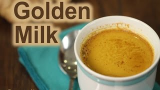 How To Make Golden Milk  Turmeric Benefits  Rockin Robin Cooks [upl. by Kerin]