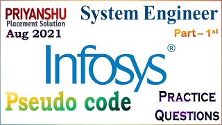 Infosys Pseudocode 2021  Infosys Pseudocode Practice  Infosys Pseudocode Sample Questions [upl. by Ahsyad]