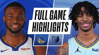 WARRIORS at GRIZZLIES  FULL GAME HIGHLIGHTS  March 19 2021 [upl. by Aicnatsnoc]