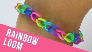 How To Make a Basic Rainbow Loom Bracelet [upl. by O'Dell]