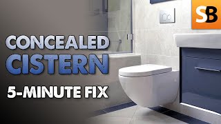 Concealed Cistern Problems 5Minute Fix [upl. by Washko]