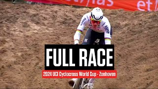 FULL RACE 2024 UCI Cyclocross World Cup  Zonhoven [upl. by Ynnaffit]