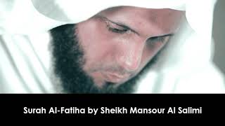 Surah Al Fatiha  Sheikh Mansour Al Salimi [upl. by Adnovay]