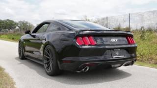 20152016 Mustang GT Roush AxleBack Exhaust [upl. by Eelrahs]