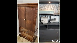 DIY Armoire From Drab TV Cabinet to a Fab Storage Space [upl. by Bronez]