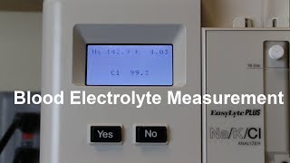 Blood Electrolyte Measurement [upl. by Gaskin]