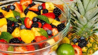 Fruit Salad with Dressing [upl. by Lauraine]